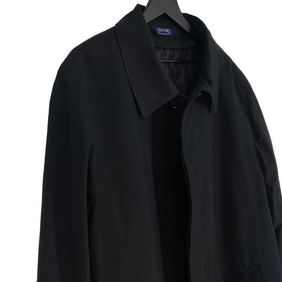 STAFFORD Removable Quilted Interliner Dress Coat - Picture 5 of 16